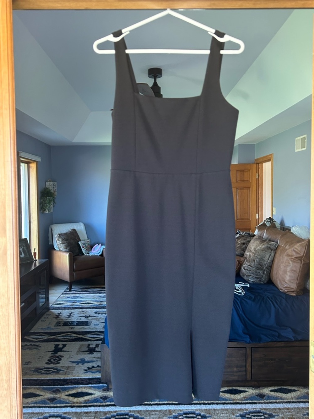Express Black Midi Sheath Dress